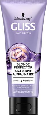 Gliss Blonde Perfector In Purple Aufbau Maske Schwarzkopf