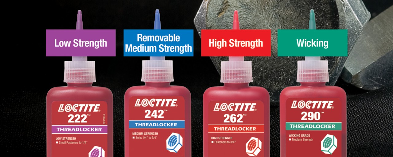 Diferencia entre los Fijadores de Roscas Rojo, Azul, Verde y Morado -  Henkel Adhesives