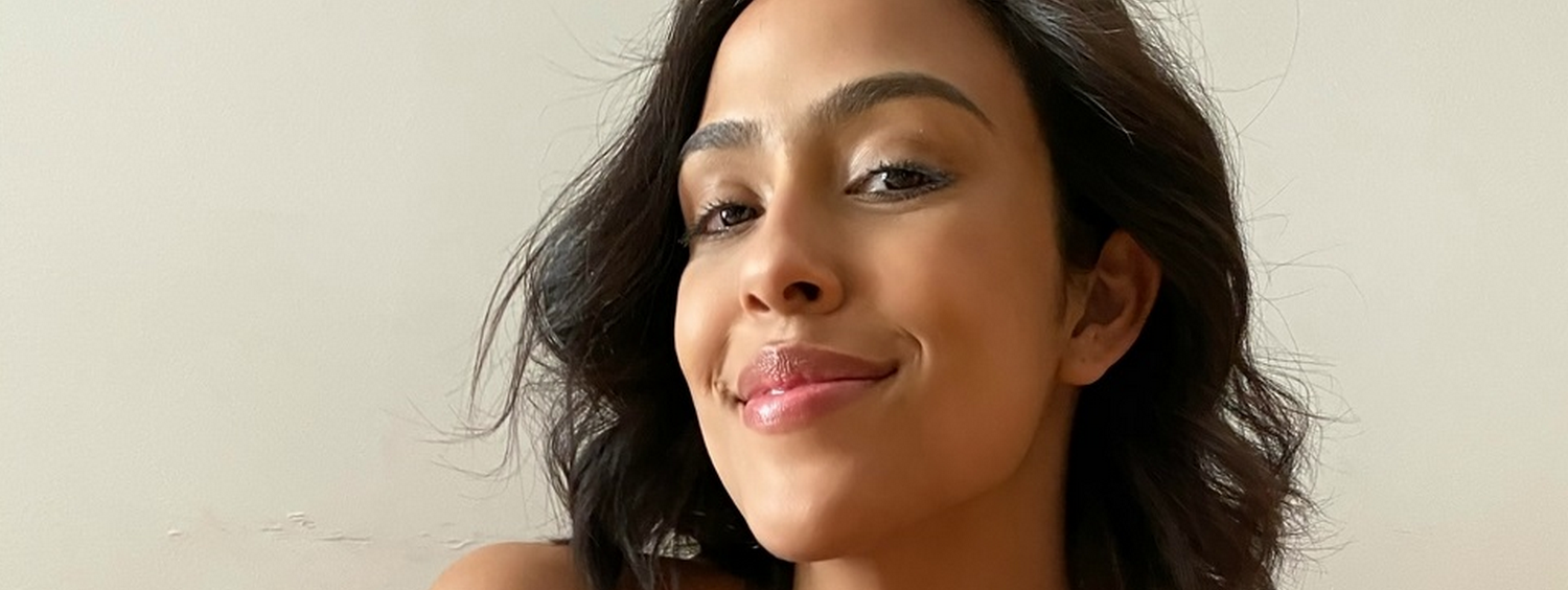 Woman with sleek, healthy hair