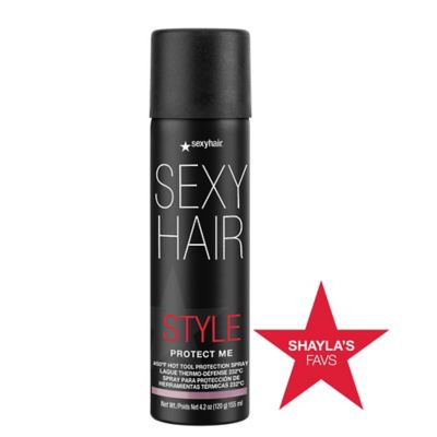 Style SexyHair Protect Me 450° Hot Tool Protection Hairspray, 4.2oz Style Sexy Hair Sexy