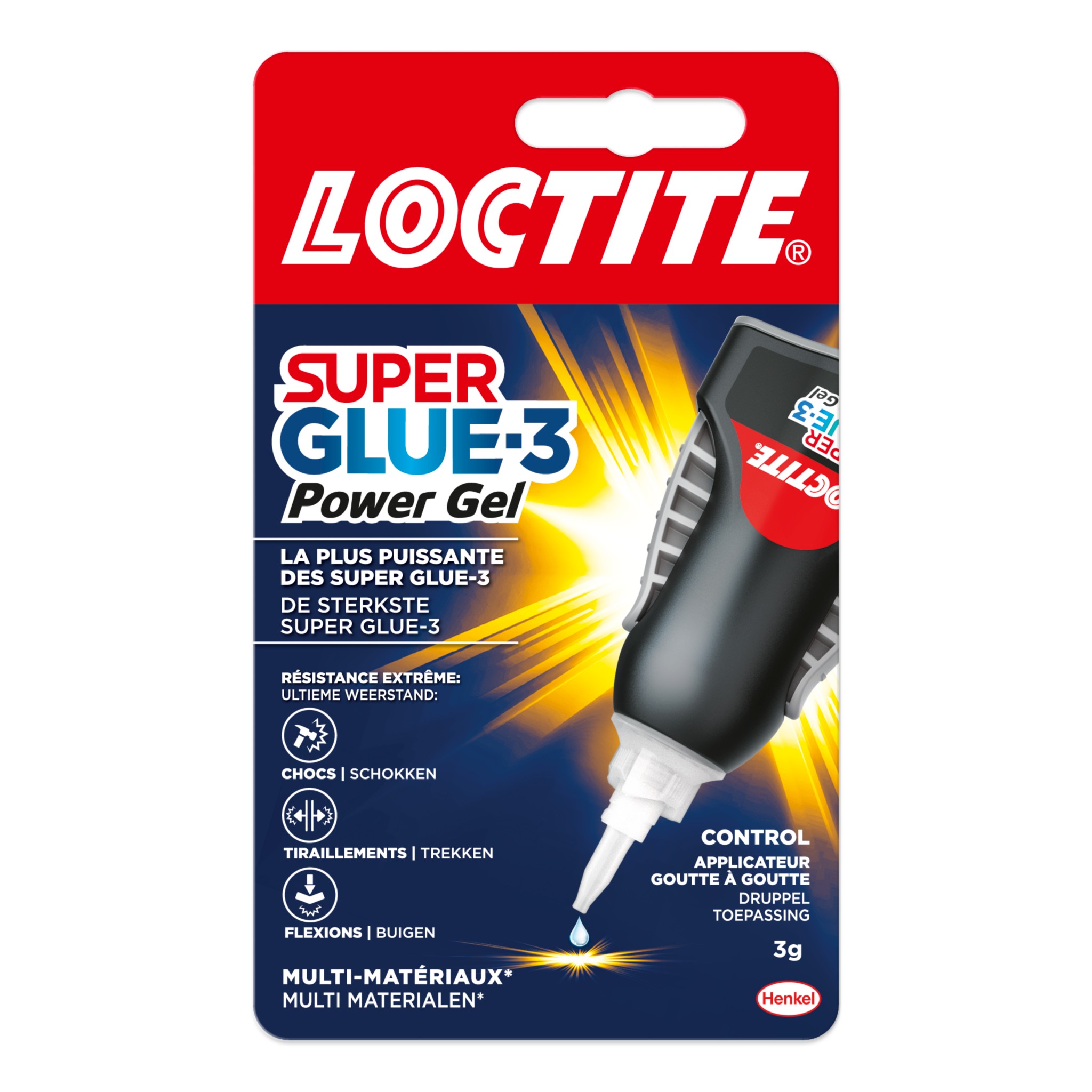 Colle Super Glue-3 Power Gel control