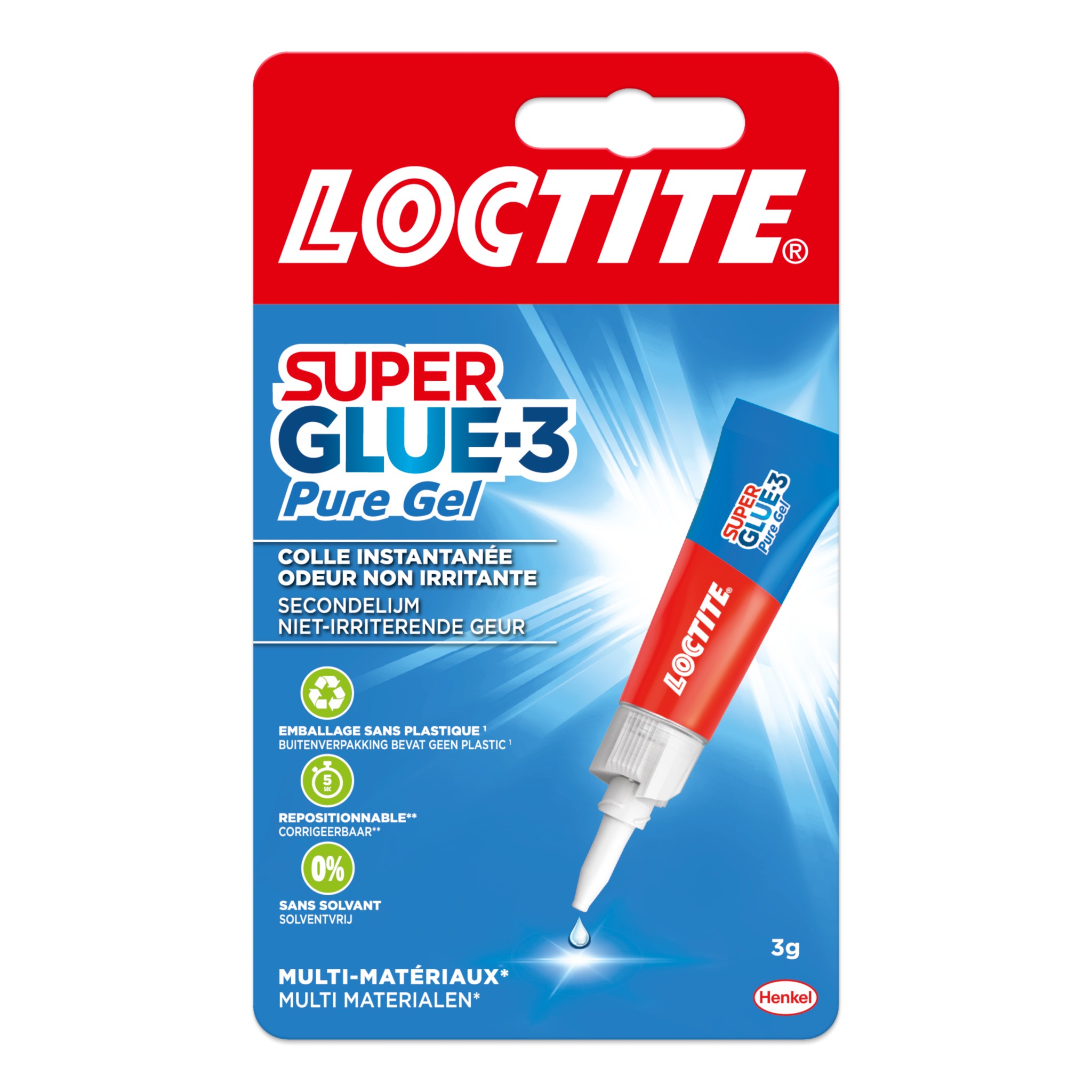 Colle universelle Gel - 3 g LOCTITE