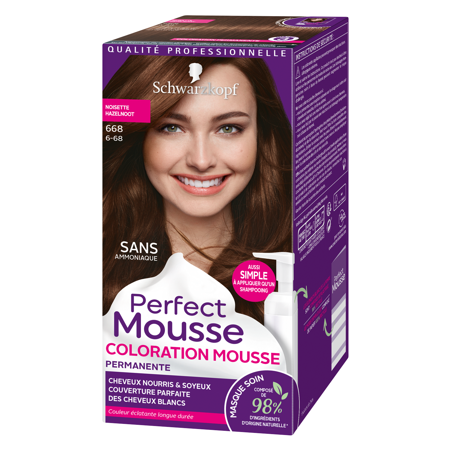 Coloration Mousse Legere Et Facile A Appliquer
