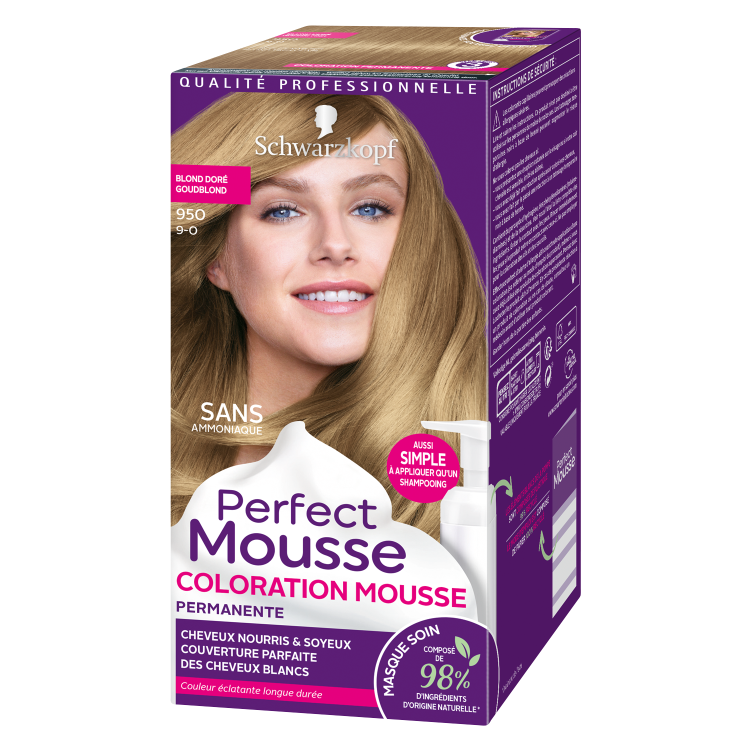 Coloration Mousse Legere Et Facile A Appliquer