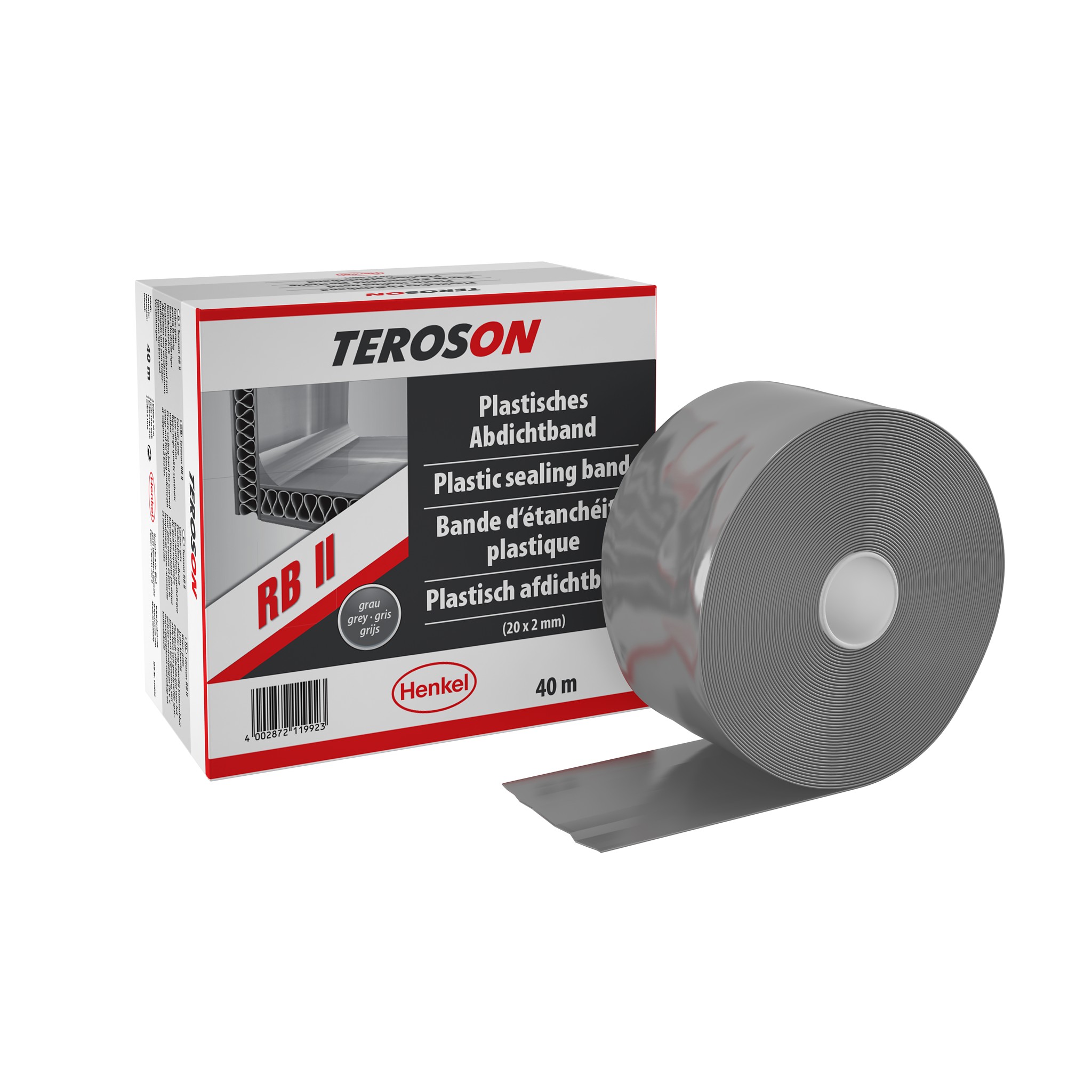 Flachprofil Dichtband TEROSON RB 81 10 x 2 mm x 50 m