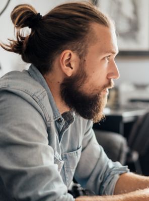 Männer nach haare hinten lange 20 Frisuren