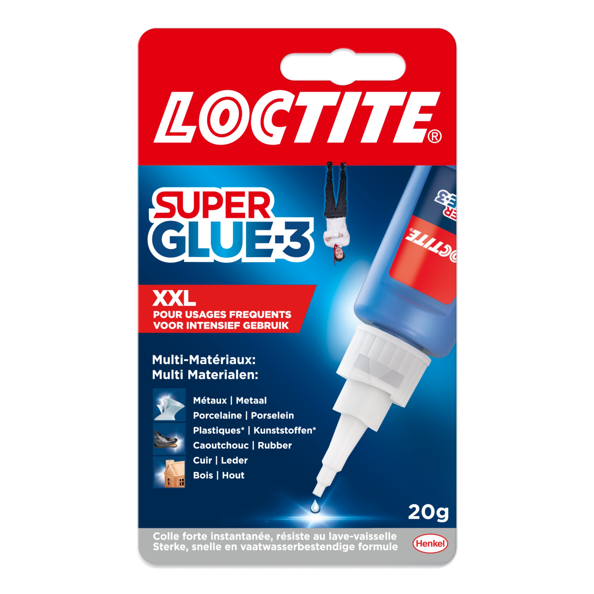 Super Glue-3 Professionnel 20g Loctite 2055487 Loctite 00E13080 —  Recambiosdelcamion