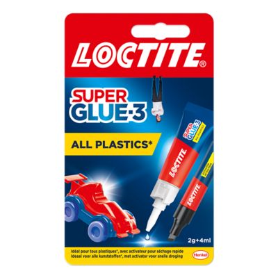 Colle Super Glue3 Spéciale Plastiques