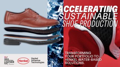 Henkel Empowers Sustainability for Footwear Manufacturers With Leading  Showcase at India International Leather Fair 2023 - Henkel Adhesives