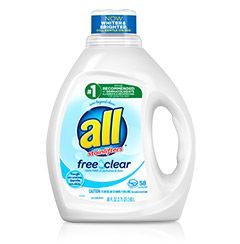 All free deals and clear detergent