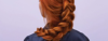 red hair braid