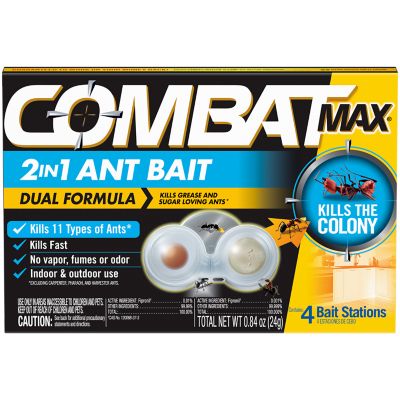 Combat Max® 2 in 1 Ant Bait Station, 4 Count | Combat Bugs