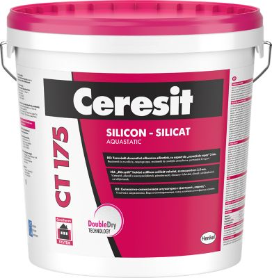 CT 175 tencuiala decorativa 2 mm SILICATE SILICONE AQUASTATIC