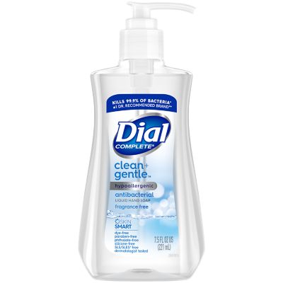 Antibacterial Sensitive Fragrance Free Liquid Hand Soap Dial