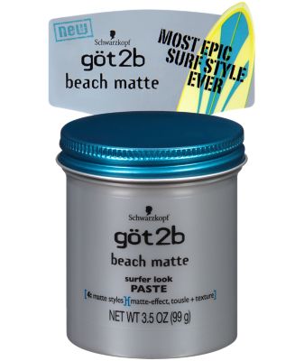 Schwarzkopf professional got2b beach 2025 matt paste hair styler