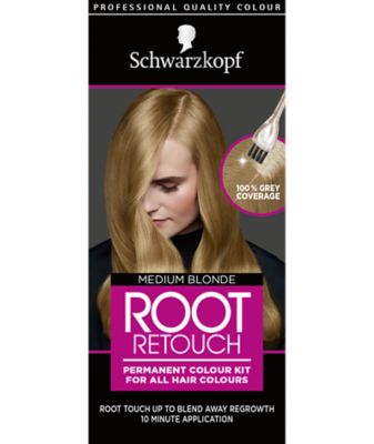 Schwarzkopf root kit BR1 BLONDE, R5 BLACK in 10 minutes