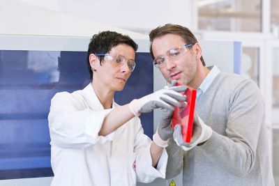 Couple Examining Engineered Wood