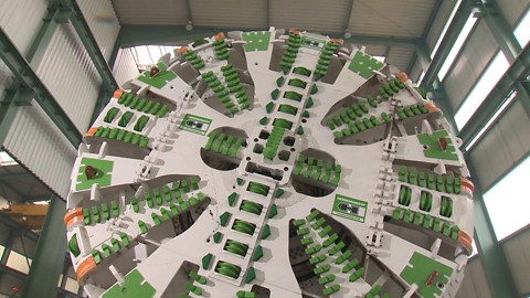 massive cutting wheel from Herrenknecht