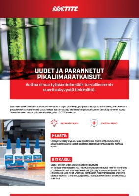 LOCTITE pikaliimat - uudet ja parannetut