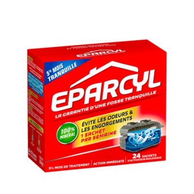 EPARCYL Activateur pour fosse 24 sachets - 5 ½ mois de traitement