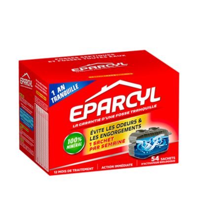 EPARCYL Activateur pour fosse 54 sachets – 1 an de traitement