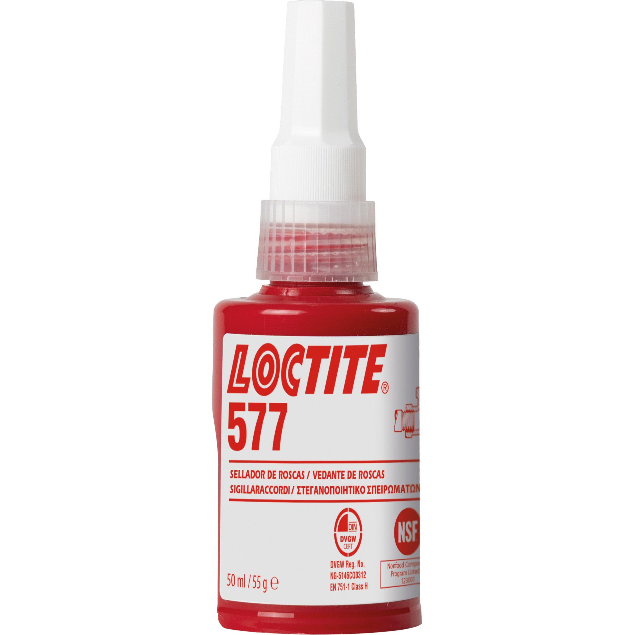 Loctite - TEFLON LIQUIDO SELLADOR ROSCAS LOCTITE c/PTFE 565, 50ml