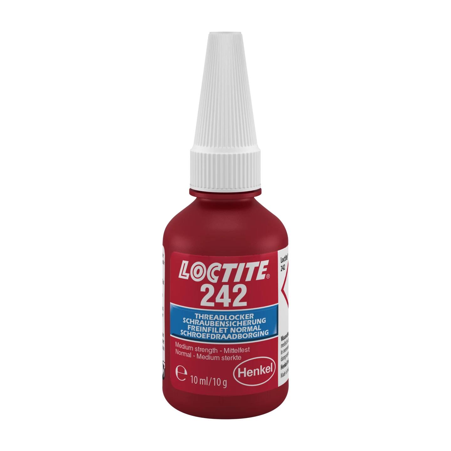 LOCTITE 242 Medium-Strength Threadlocker - 10 ml Bottle (IDH 195770)