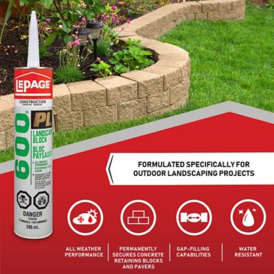 landscape block adhesive