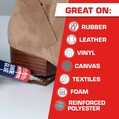 Loctite SHOE CLEAR GLUE STRONG / FLEXIBLE Rubber Leather Vinyl Canvas  ADHESIVE