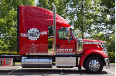 Inside of the LOCTITE Seeing is Believing Truck