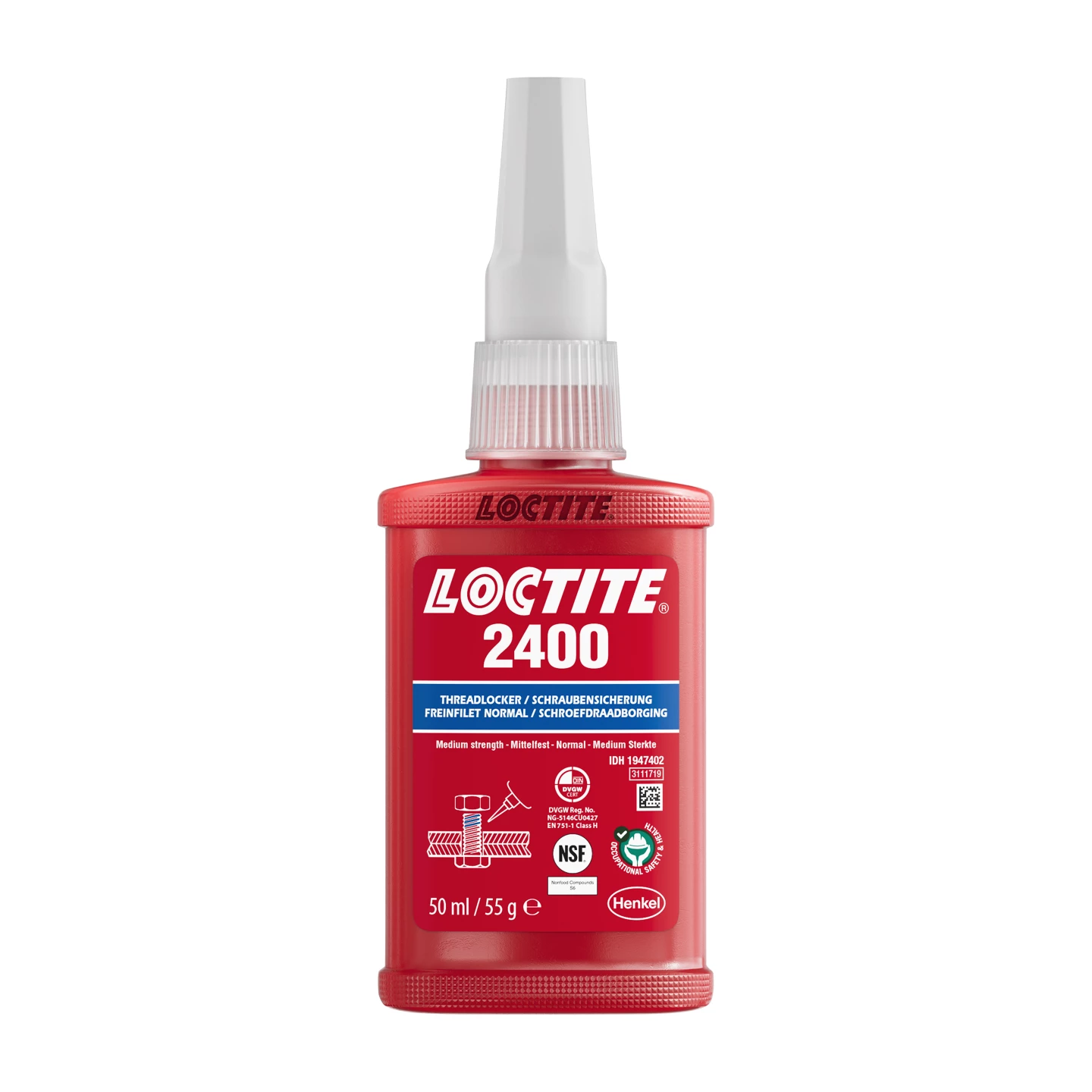 LOCTITE 2400 Threadlocker - 50ml Bottle (IDH 1947402)