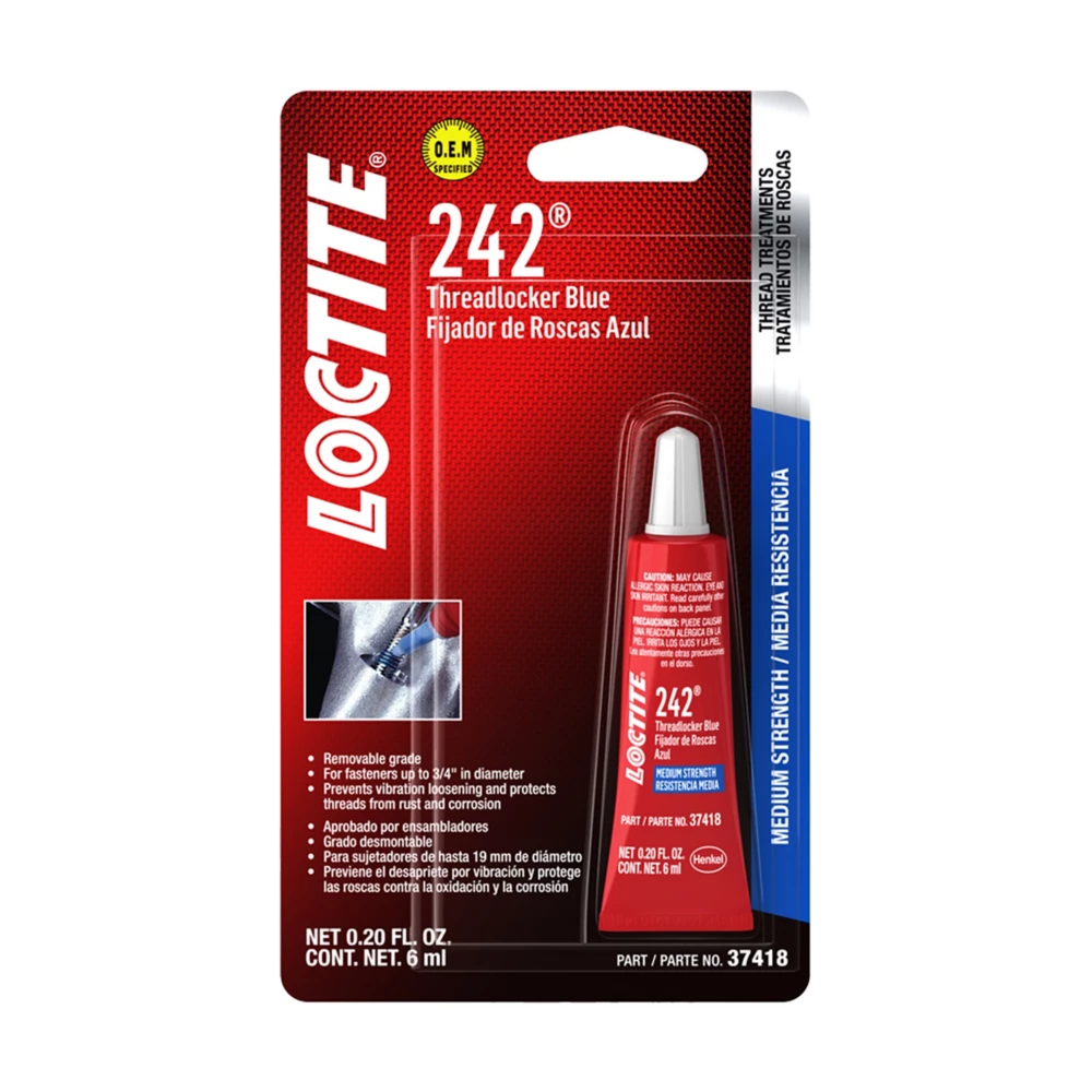 Loctite 242 medium strength threadlocker