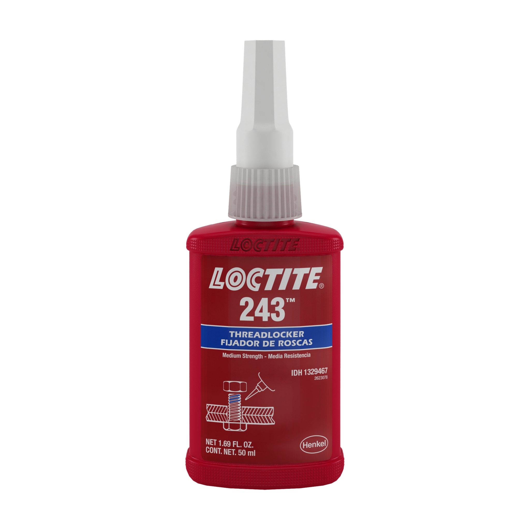  LOCTITE 243 Threadlocker for Automotive: Medium-Strength, Oil  Tolerant, High-Temperature, Anaerobic, General Purpose