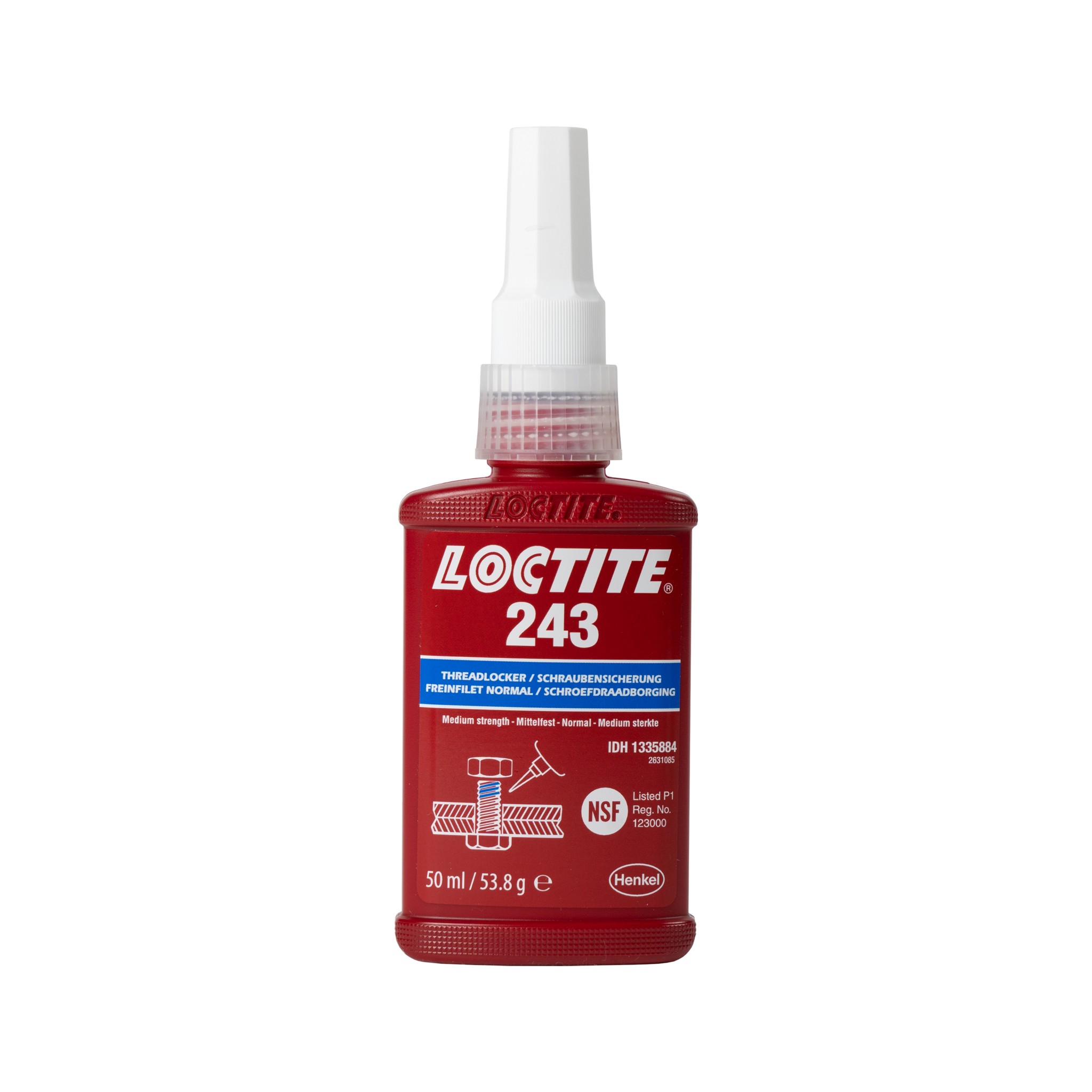 LOCTITE 243 - Threadlocker medium strength - Henkel Adhesives