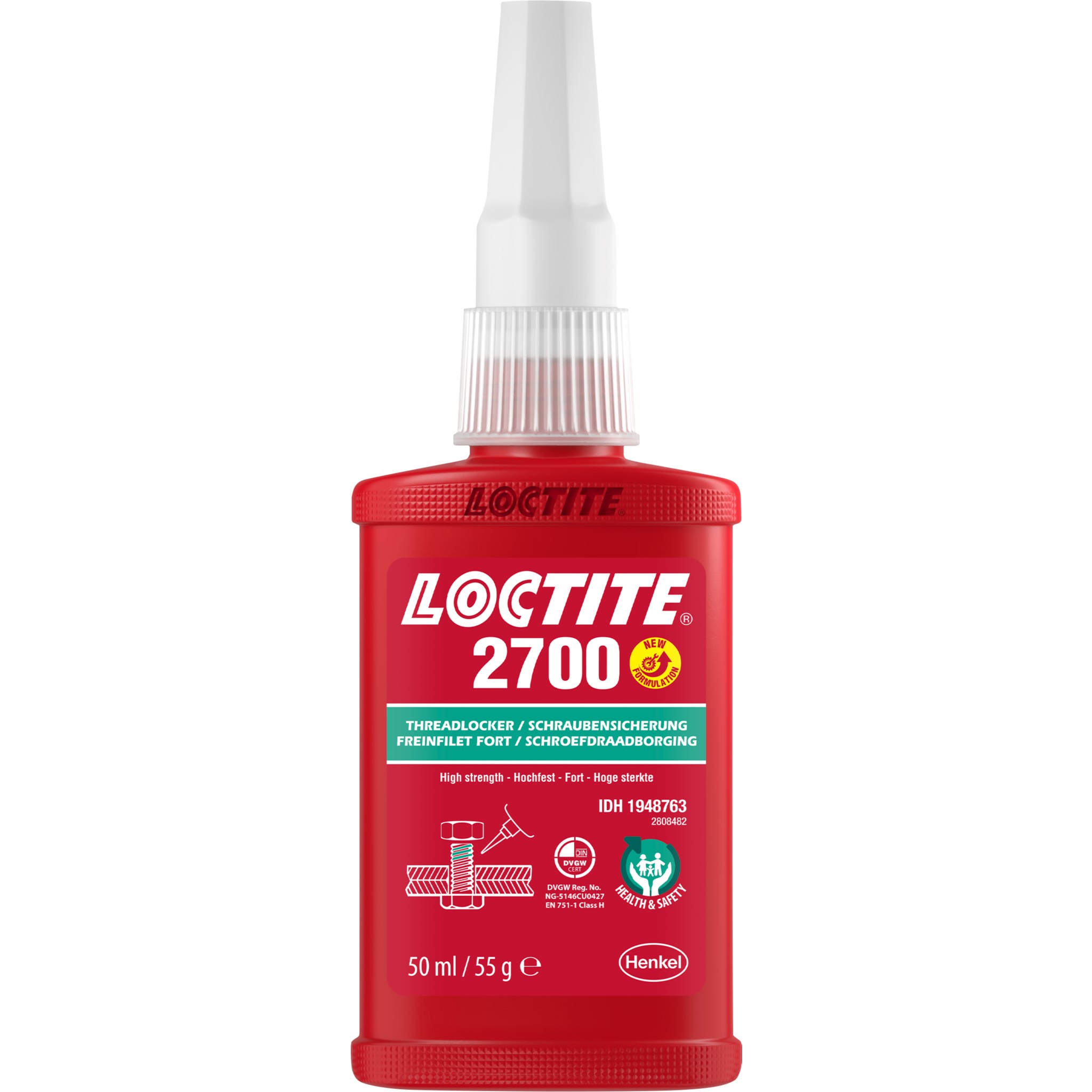 LOCTITE 243, Universal adhesive for Securing Screws, Medium-Strength thread  lock & 270, adhesive for the Permanent Securing of Screws, High-Strength
