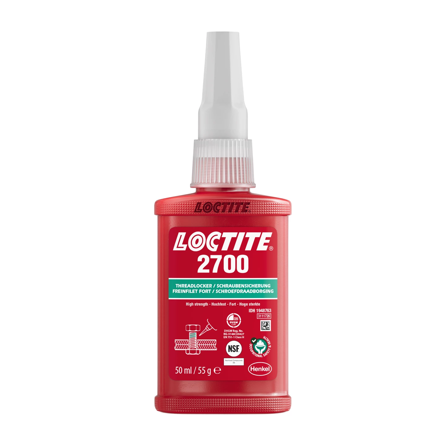 LOCTITE 2700 Threadlocker - 50ml Bottle (IDH 1948763)