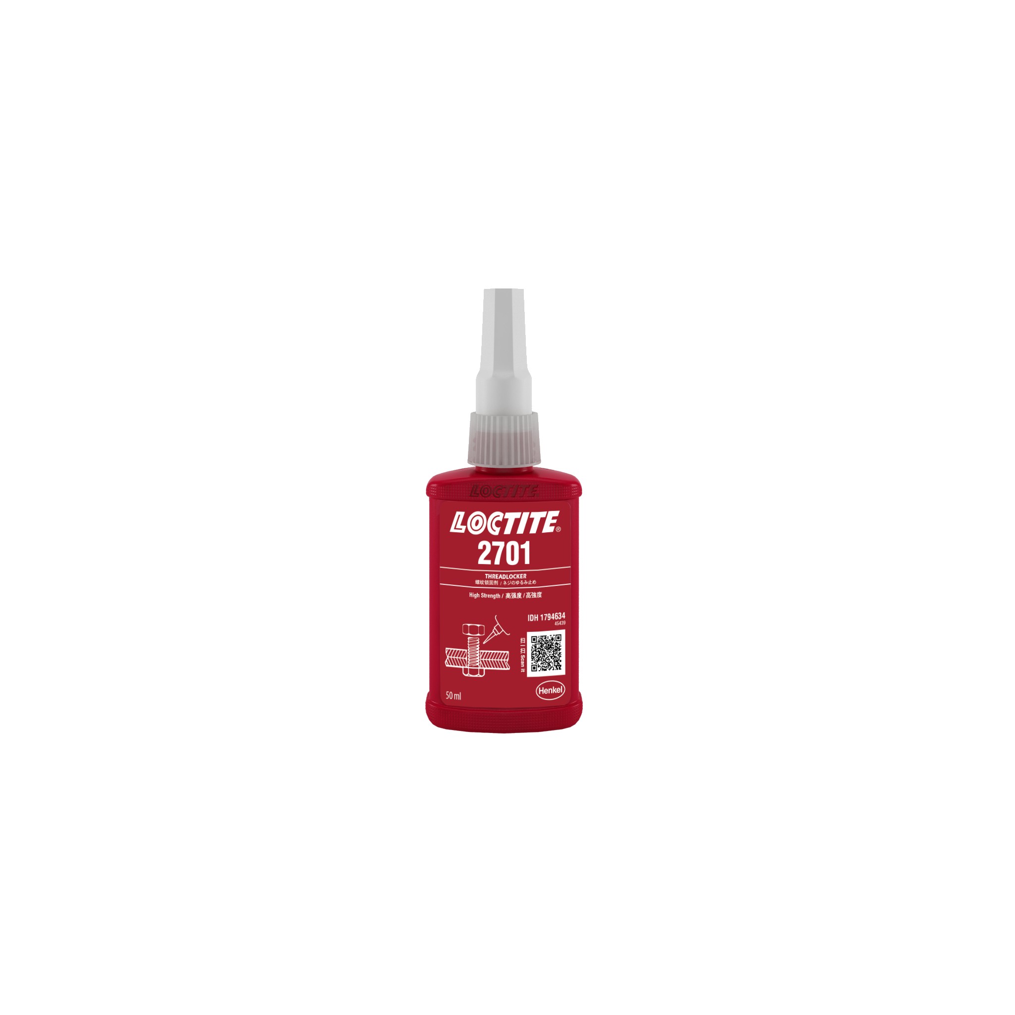 LOCTITE 2701 -ねじゆるみ止め用接着剤 - 高強度 - ヘンケルの接着剤