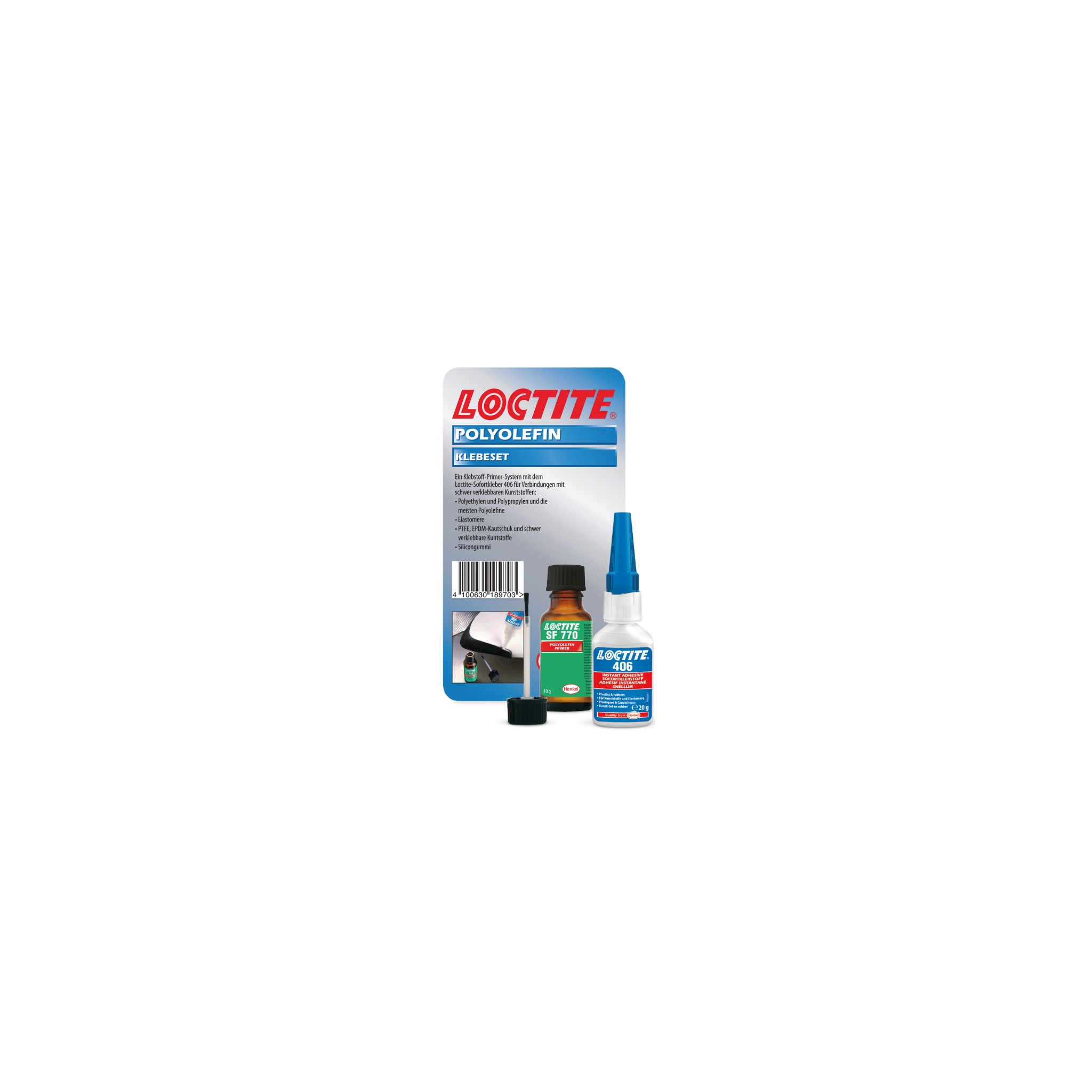 LOCTITE 406 / LOCTITE SF 770 SET - Sofortklebstoff - Henkel Adhesives