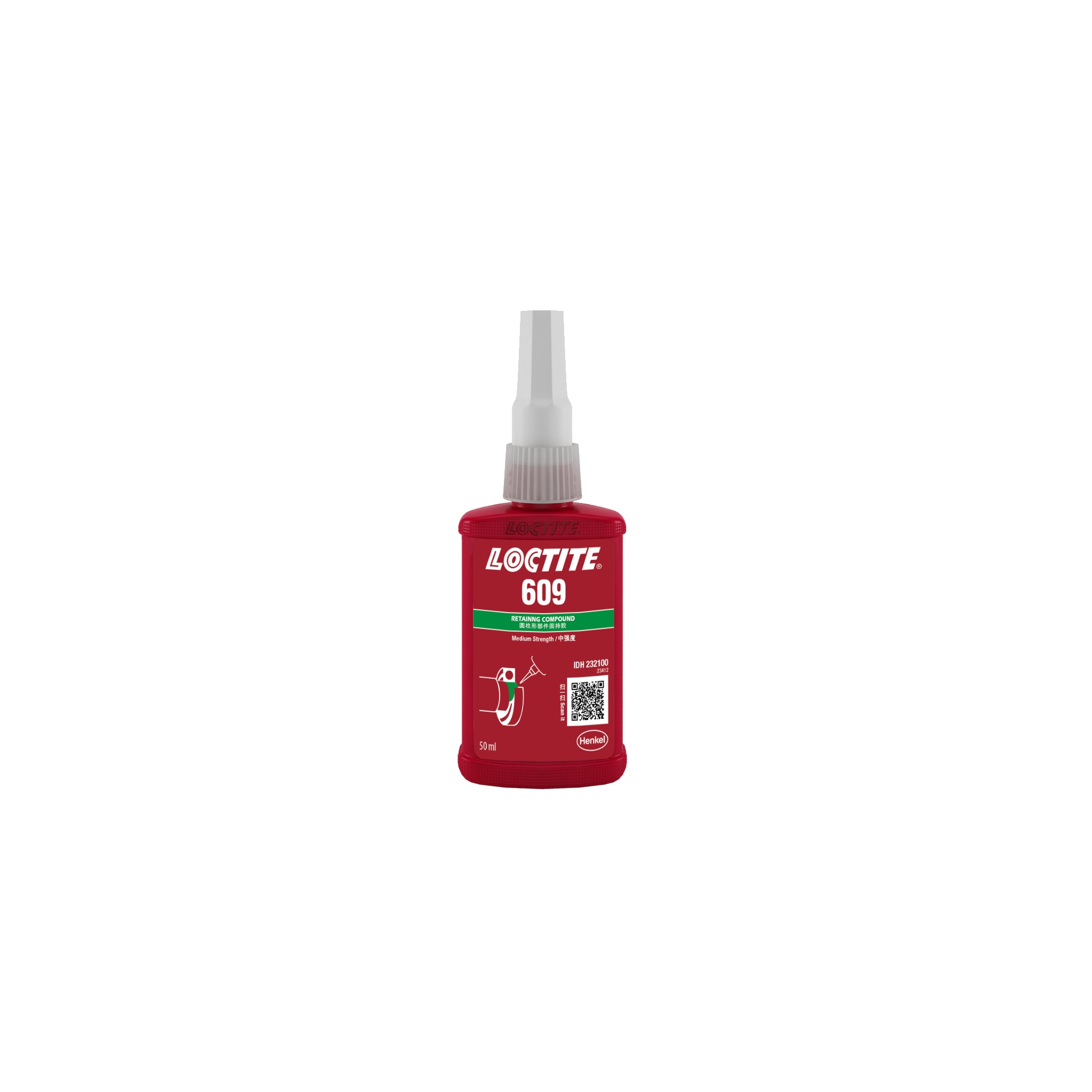 Henkel Loctite 609 Retaining Compound - 250 ml bottle
