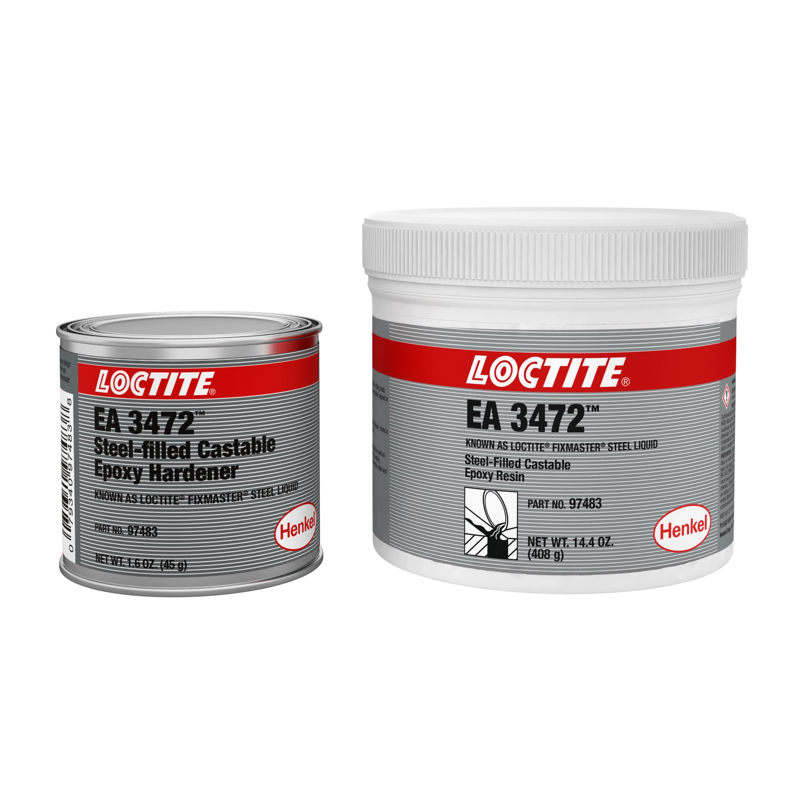 Loctite EA 3472 pourable steel repair compound