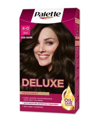 4-0 Soft Mid Brown Hair Color | Deluxe Oil Care Color