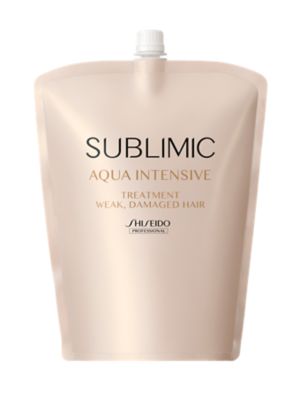 トリートメント SHISEIDO SUBLIMIC AQUA TREATMENT 1800ml AQUA INTENSIVE TREATMENT (DRY, DAMAGED HAIR) | Shiseido Professional