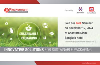 Seminar: Innovative Solutions for Sustainable Packaging&nbsp;