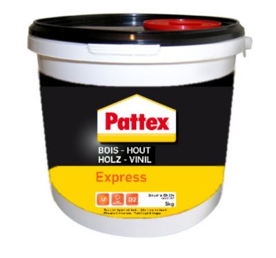Pattex | Colle Bois Express (biberon de 750 g) – Colle à bois transparente  à séchage rapide – Colle vinylique pour montage, assemblage, placage ou