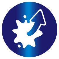 Persil Sensitive Gel symbol for "Offers best Persil washing power"