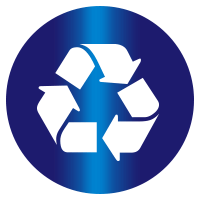Na pakovanju Persil kapsula nalaze se simboli kojima se ukazuje da su one dobre za životnu sredinu. Ovaj simbol označava održivost i lakoću recikliranja.