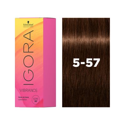 IGORA VIBRANCE 5-57 Light Brown Gold Copper