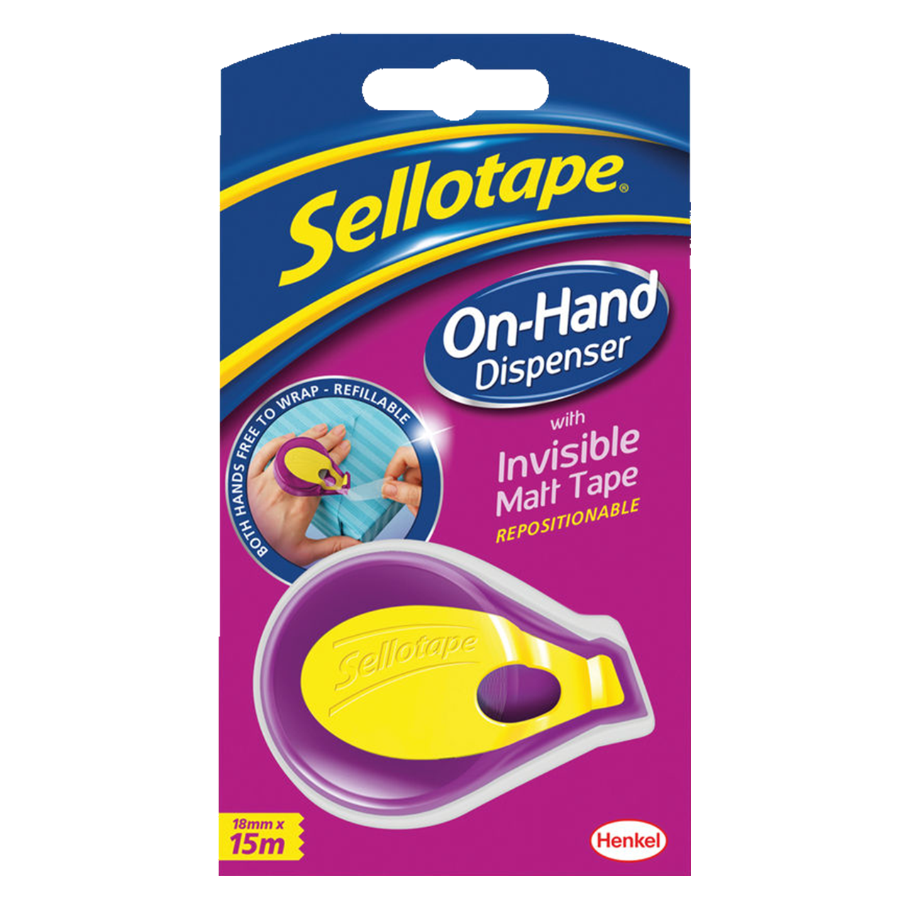 Sellotape Invisible Tape with Dispenser