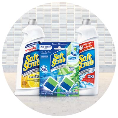 Soft Scrub Cleanser, with Bleach, Anti-Bacterial, Shop