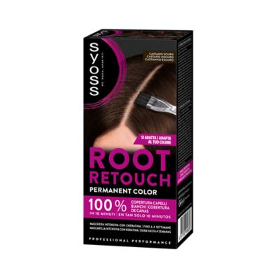 Root Retouch Spray Ritocco Ricrescita Temporaneo Castano Scuro | Syoss ...